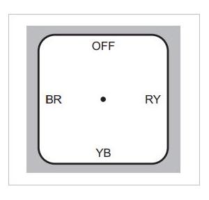 L&T Voltmeter Selector Switch 16A, 61312 SCB03TDYR